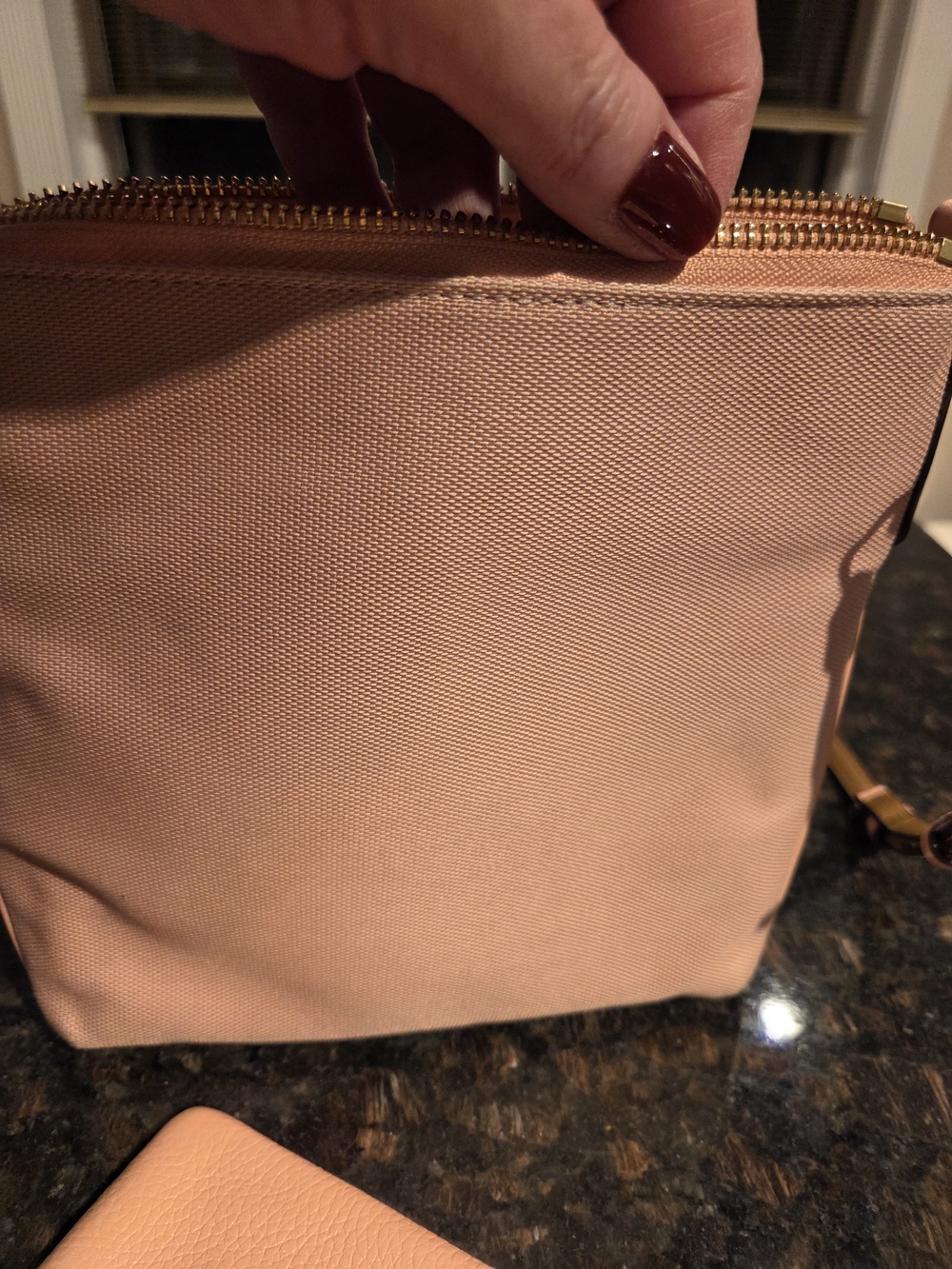 Coach Peach-Pink Two-Piece Crossbody Bag And Wristlet Set - Picture 6 of 12